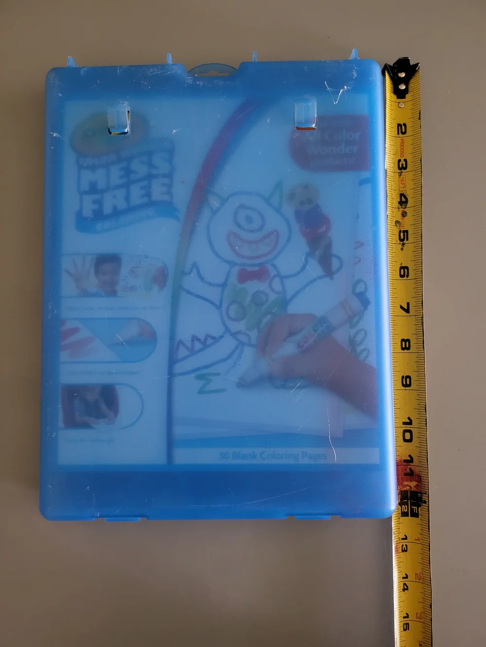 Crayola Color Wonder Stow & Go Travel Set 4 Markers 24 Pages